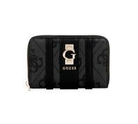 GUESS portafoglio Erenia Zip Around Wallet Coal Logo grigio scuro