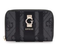 GUESS portafoglio Erenia Zip Around Wallet Coal Logo grigio scuro