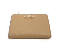 GUESS portafoglio Gilda SLG Zip Around Card Case Beige grigio talpa