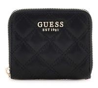 PORTAFOGLIO DONNA GUESS giully 2 portafoglio ziparound piccolo NERO NERO 422207
