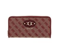 GUESS portafoglio Samantha SLG Zip Around Wallet L Merlot Logo
