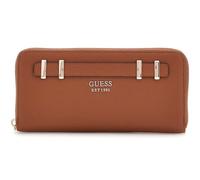 GUESS portafoglio Gregoria SLG Large Zip Around Wallet Cognac marrone