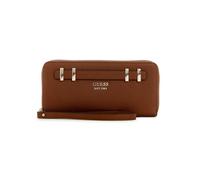 GUESS portafoglio Gregoria SLG Large Zip Around Wallet L Cognac