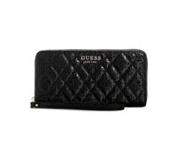 GUESS portafoglio Isemay SLG Large Zip Around Wallet Black nero