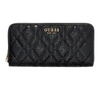 GUESS portafoglio Isemay SLG Large Zip Around Wallet Black nero