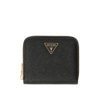 PORTAFOGLIO DONNA GUESS isobel portafoglio ziparound piccolo NERO NERO 432539
