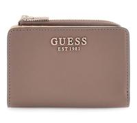 GUESS portafoglio Jane Zip Around Card Case Dark Taupe grigio talpa