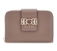 GUESS portafoglio Jane Zip Around Wallet Dark Taupe grigio talpa
