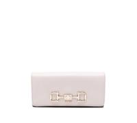 GUESS Portafoglio Donna Janie SLG in Similpelle Stone, 20x9x4 cm, con 10 Vani Portacarte, 2 Soffietti, Cerniera Portamonete, Chiusura a Patta