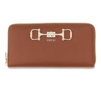 GUESS portafoglio Janie SLG Zip Around Wallet Cognac marrone