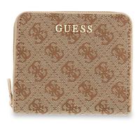 GUESS portafoglio Jessa SLG Zip Around Wallet S Latte Logo