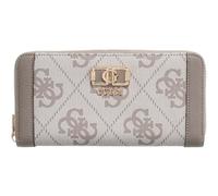 Guess Portafoglio Karnilla Logo Large Zip Around Wallet - Dark Taupe (logo grigio talpa)
