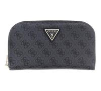 GUESS portafoglio Latona Zip Around Organizer Coal Logo grigio scuro