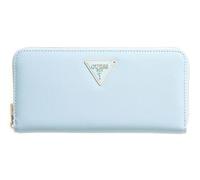 GUESS portafoglio Laurel II Large Zip Around Wallet Aqua celeste