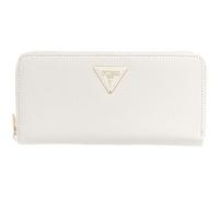 GUESS portafoglio Laurel II Large Zip Around Wallet Bone avorio
