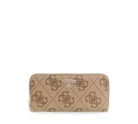 Guess SLG Laurel II Large Zip Around Latte con logo / Marrone U