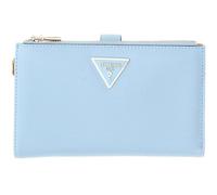 GUESS portafoglio Laurel II SLG Double Zip Organizer Aqua celeste