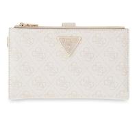 GUESS portafoglio Laurel II SLG Double Zip Organizer Bone Logo avorio