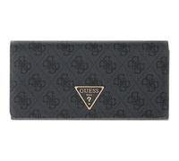 GUESS portafoglio Laurel II SLG Flap Organizer Coal Logo grigio scuro