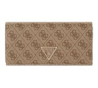 GUESS portafoglio Laurel II SLG Flap Organizer Latte Logo marrone chiaro
