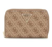 GUESS portafoglio Laurel II SLG Medium Double Zip Wallet Latte Logo beige