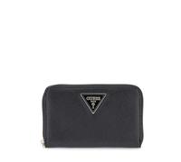 GUESS portafoglio Laurel II SLG Medium Zip Around Wallet Black nero