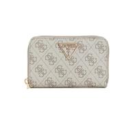 GUESS portafoglio Laurel II SLG Medium Zip Around Wallet Dark Taupe Logo grigio talpa