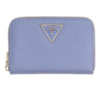 GUESS portafoglio Laurel II SLG Medium Zip Around Wallet Grey Blue grigio cadetto