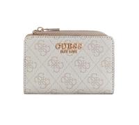 GUESS portafoglio Laurel II SLG Zip Around Card Case Bone Logo avorio
