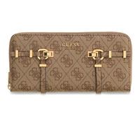 GUESS portafoglio Leona Logo SLG Zip Around Wallet L Latte Logo