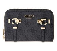 GUESS portafoglio Leona Logo SLG Zip Around Wallet M Coal Logo