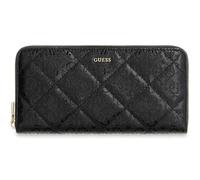 GUESS portafoglio Libby SLG Zip Around Wallet Black nero