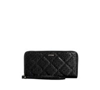 GUESS portafoglio Libby SLG Zip Around Wallet Black nero