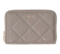GUESS portafoglio Libby SLG Zip Around Wallet Dark Taupe grigio talpa
