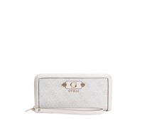 GUESS portafoglio Lindsey SLG Zip Around Wallet Bone Logo avorio
