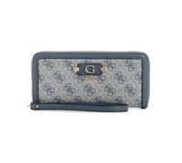 GUESS portafoglio Lindsey SLG Zip Around Wallet Slate Logo grigio cadetto