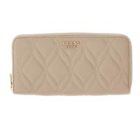 GUESS portafoglio Maxine SLG Zip Around Wallet Light Taupe grigio talpa