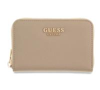 GUESS portafoglio Melody Logo SLG Zip Around Wallet Light Taupe grigio talpa