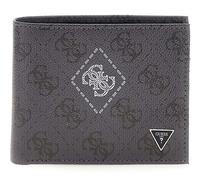 GUESS portafoglio Milano Bifold Double Wallet Black/White grigio scuro