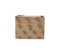 GUESS portafoglio Milano Bifold Top Zip Wallet Beige Brown marrone chiaro