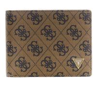 GUESS Pelle portafoglio Mito Billfold Coin Wallet Coffee marrone