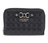 GUESS portafoglio Nadira SLG Medium Double Zip Wallet Black nero