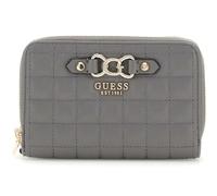GUESS portafoglio Nadira SLG Medium Double Zip Wallet Slate antracite