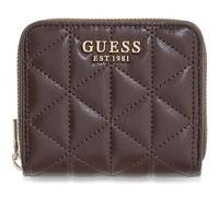 GUESS portafoglio Paisleigh SLG Small Zip Around Wallet Espresso marrone scuro