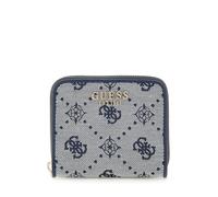 GUESS Portafoglio Piccolo Neda Jacquard Logo, Logo Navy, taglia unica