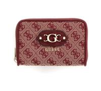 GUESS Samantha SLG Medium Zip Around Wallet Merlot Logo