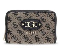GUESS portafoglio Samantha SLG Zip Around Wallet Black Logo beige