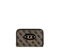 GUESS portafoglio Samantha SLG Zip Around Wallet Black Logo beige