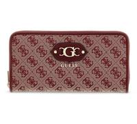 GUESS portafoglio Samantha SLG Zip Around Wallet Merlot Logo bordeaux
