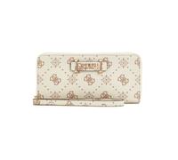 Guess Portafoglio Silia, Similpelle, Vanilla Logo, 20,5 x 10 x 2,5 cm, 12 Scomparti Carte